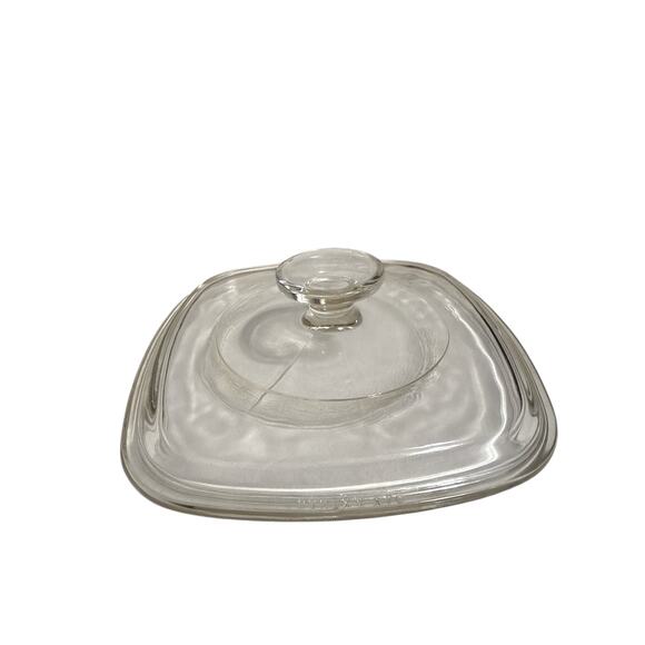 Corning Vision Ware Clear 7" Square Baking Dish Lid A7C Replacement Pyrex - Picture 2 of 2
